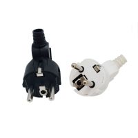 EU 2 ขากลม AC Power Plug Rewirable Connector Adapter Receptacle Male Plug