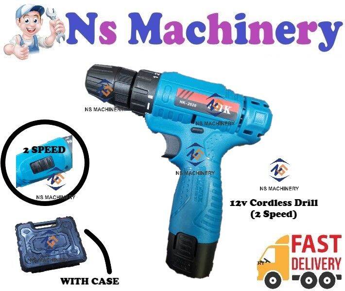12v Cordless Drill ( 2 speed ) Lazada