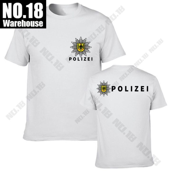 polizei-polizei-polizei-ผู้ชายแฟชั่นลำลอง100-เสื้อฤดูร้อนคอกลมราคาถูกขายส่งเสื้อยืดตลกแบรนด์2023เสื้อยืดผู้ชาย-unisex-xs-3xl-สไตล์ป๊อป