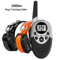 ZZOOI 1000m Waterproof Dog Training Collar Rechargeable Anti Barking Control Sound Remind Vibration Shock Receiver 40% Off