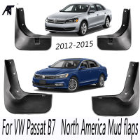 Mudflaps For North America VW Passat B7 2012-2015 Front Rear Molded Car Mud Flaps Splash Guards Mud Flap Mudguards Fender