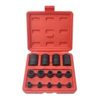 CCEarth Socket Set 3/8นิ้ว EP11-Ep16พร้อมกระเป๋าพกพาเหล็กแบบพกพา1/4นิ้ว EP4-Ep8