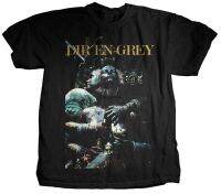 เสื้อยืดผู้ชาย Dir En Grey รูปปั้นผู้ชายญี่ปุ่นแขนสั้นสีดำไซส์5XL 6XL