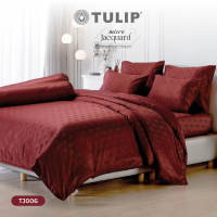 (New)TULIP ชุดเครื่องนอน ผ้าปูที่นอน ผ้าห่มนวม รุ่น Micro Jacquard ทอลายนูนบนเนื้อผ้าสีพื้น TJ006 สัมผัสถึงความเรียบ หรู