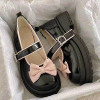 Sepatu Lolita a Jepang Mary Jane สาววินเทจแพลตฟอร์มส้นสูง College Tacones Mujer Escarpins Chaussures