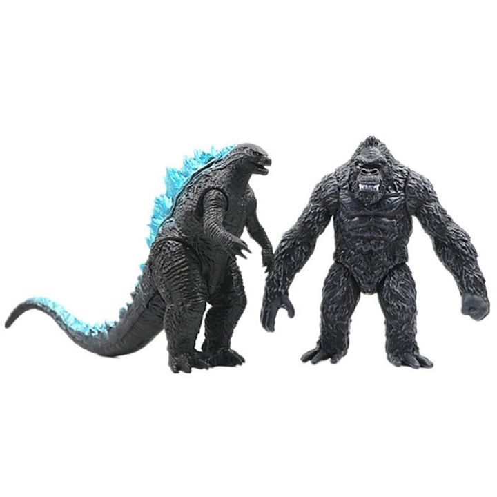 monsterverse-godzilla-vs-คิงคองตุ๊กตายางนิ่มสัตว์ประหลาดเผาไหม้ก๊อดซิลล่า16ซม
