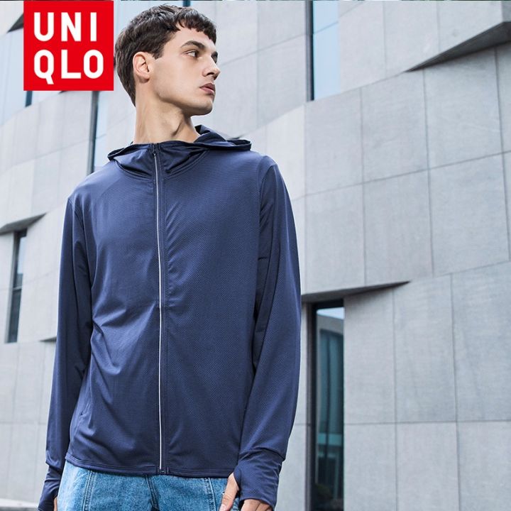 Uniqlo Singapore  WOMEN AIRism UV Cut Mesh Hoodie 2490 UP 2990  Designed with AIRism mesh fabric and DRY technology this lightweight hoodie  keeps you cool while protecting you from harmful UV
