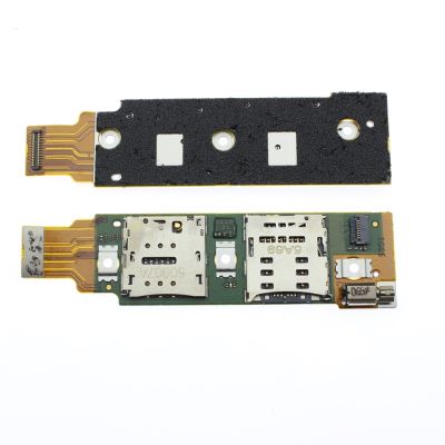 vfbgdhngh Sim Card Flex Cable For Huawei MediaPad M2 10 M2-A01W M2-A01L SIM Card Socket With Memory Card Holder Flex Replacement Repair