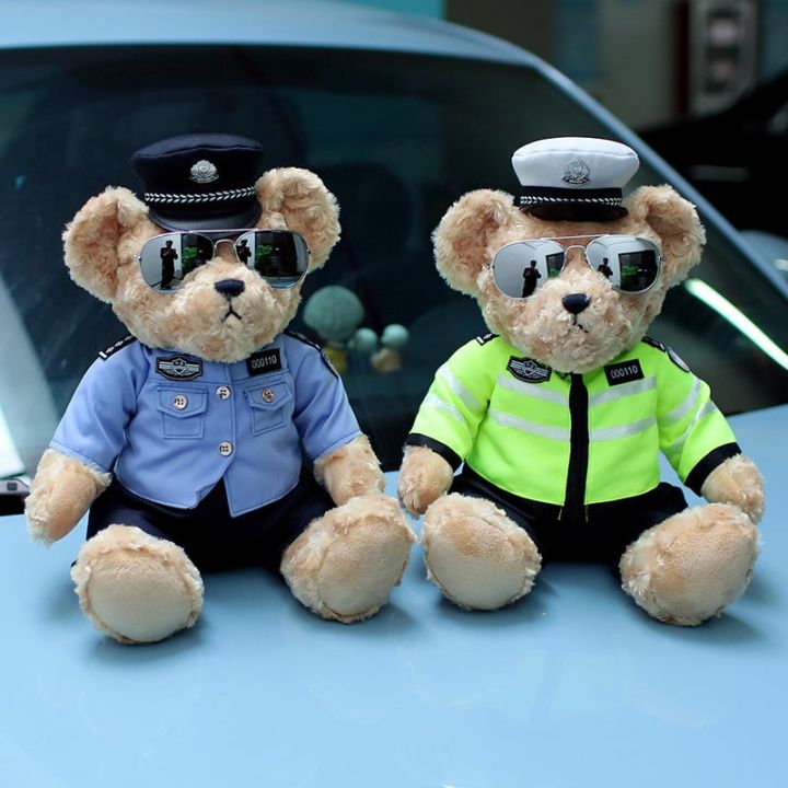 police-teddy-bear-plush-toy-teddy-bear-doll-web-celebrity-bear-doll-traffic-police-fighters-hold-pillow-bear-doll-gifts-bear