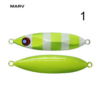 MARV 9Cm Jigging เหยื่อล่อปลาสำหรับการตกปลาทะเลช้า Jigging Lure อุปกรณ์เสริมตกปลา40G/60G/80G/100G/120G/150G