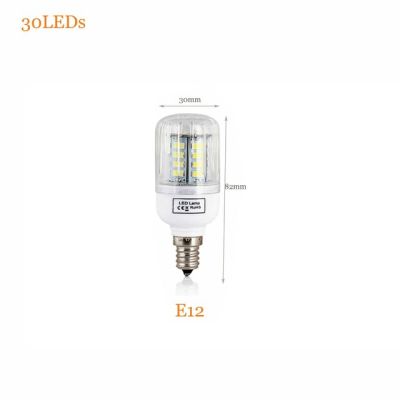 【♘COD Free Cas♘】 lan84 หลอดไฟหลอดไฟข้าวโพด Led 110V E12ฐานสกรู5730 Smd12w 15W 20W 25W 30W โคมไฟระย้าโคมไฟบ้านโคมไฟอุ่นเย็นสีขาวสว่าง