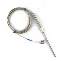 0-400 K Type Thermocouple Probe 100มม. เซนเซอร์1.8ม. สายเคเบิลโพรบอุณหภูมิเซนเซอร์