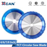 XCAN Circular Saw Blade 1pc 4/6/7/8 Inch Nano Blue Coated Carbide Tipped TCT Saw Blade Wood Cutting Disc