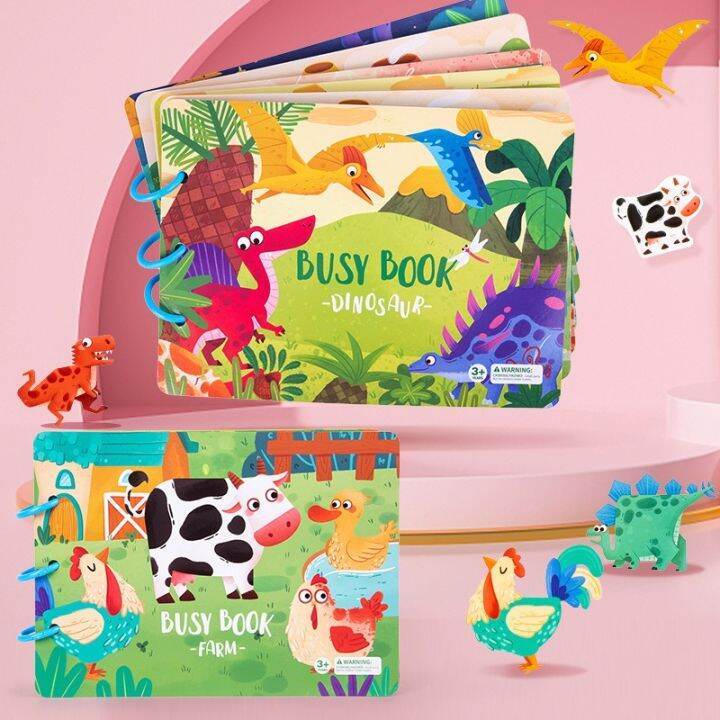 Latest Version Busy Book / Quiet Book / Activity Book Montessori Early ...