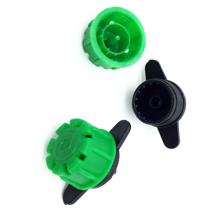 8-holes-button-style-dripper-with-4mm-barb-connector-adjustable-garden-sprinkler-agriculture-drip-irrigation-dripper-20-pcs