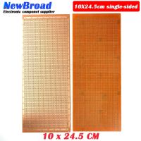 2PCS 10*24.5CM single sided bakelite (long wire pad) 1.5 thick 2.54 spacing universal universal   circuit board PCB WATTY Electronics