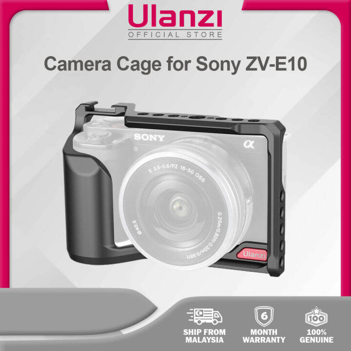 Ulanzi Camera Cage for Sony ZVE10 (Black) Lazada
