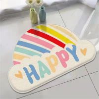 【CC】◙✱  Super Absorbent Non Diatom Mud Rug Cartoon Drying Shower Rugs