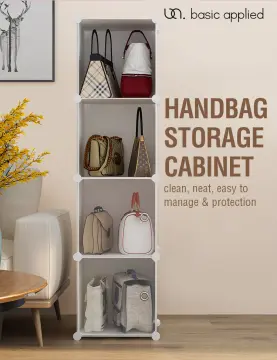 handbag storage cabinet
