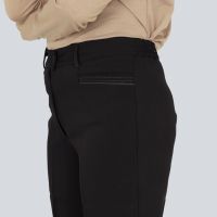 Formal College Work Pants For Women Rubber Waist KJ76