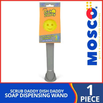 Dish Daddy Scrub Daddy Self-Standing Soap Dispensing Dishwand, New