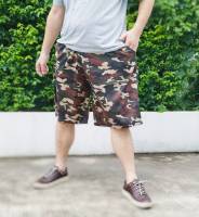 กางเกงขาสั้นผู้ชายเอวยางยืด ใหญ่อ้วนใส่ได้เนื้อผ้าใส่สบายเอว25-50ใส่ได้