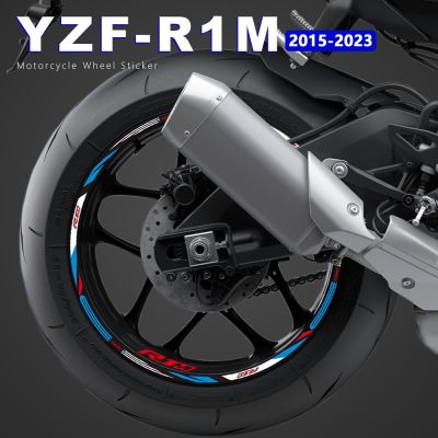 Motorcycle Wheel Sticker Waterproof Rim Stripe YZF-R1M Accessories for Yamaha YZF R1M 2015-2023 2017 2018 2019 2020 2021 2022