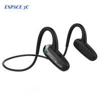 Espace Espace F809 Bone Conduction ชุดหูฟังบลูทูธสำหรับผู้ชายผู้หญิงกีฬาหูฟังพร้อมไมโครโฟน Ipx5กันน้ำ