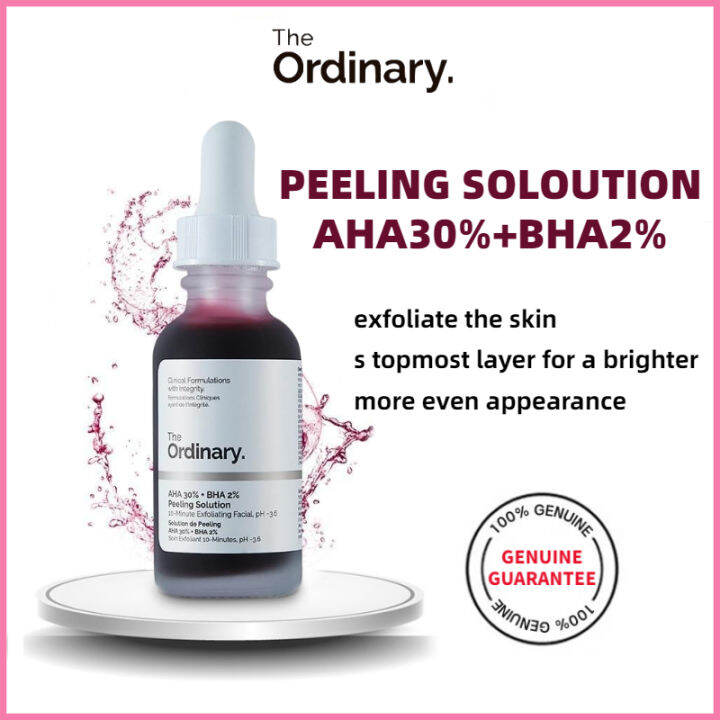 The Ordinary AHA 30 + BHA 2 Peeling Solution Exfoliating Mask Facial