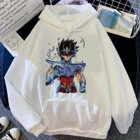 Saint Seiya Hoodies ผู้หญิง Kawaii ญี่ปุ่นกราฟิกเสื้อสไตล์อานิเมะผู้หญิงเสื้อเชิ้ตมีฮู้ดน่ารัก