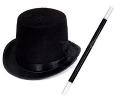 Magician Costume Cape Top Hat Magic Wand s bow tie Set Cosplay Party Accessories Christmas Easter