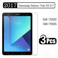 (3ปาก) Kaca ฟิล์มนิรภัยป้องกันแท็บเล็ตสำหรับ Samsung Galaxy Tab S3 9.7 2017 SM-T820 SM-T825 T820 T825888