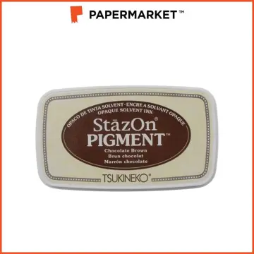 1pc TSUKINEKO Stazon Pigment Inkpad Quick Dry Ink Cardmaking Stamp DIY  Tools Decorative Scrapbook Journal