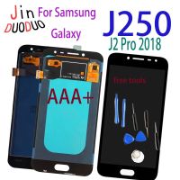 AAA + สำหรับ Samsung Galaxy J250หน้าจอสัมผัสดิสเพลย์ดิจิไทเซอร์จอแอลซีดีประกอบสำหรับ Samsung J2 Pro 2018 LCD