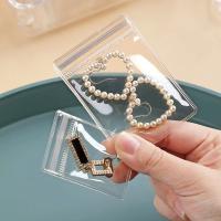 【CW】□✶❃  New Jewelry Necklace Ziplock Earring Storage Holder Bin Anti-oxidation