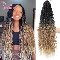 Majesty Twist Hair Curly Passion Twist Crochet Hair 26 Long Synthetic Braiding Hair Extension SOKU Pre-Looped Senegalese Twist