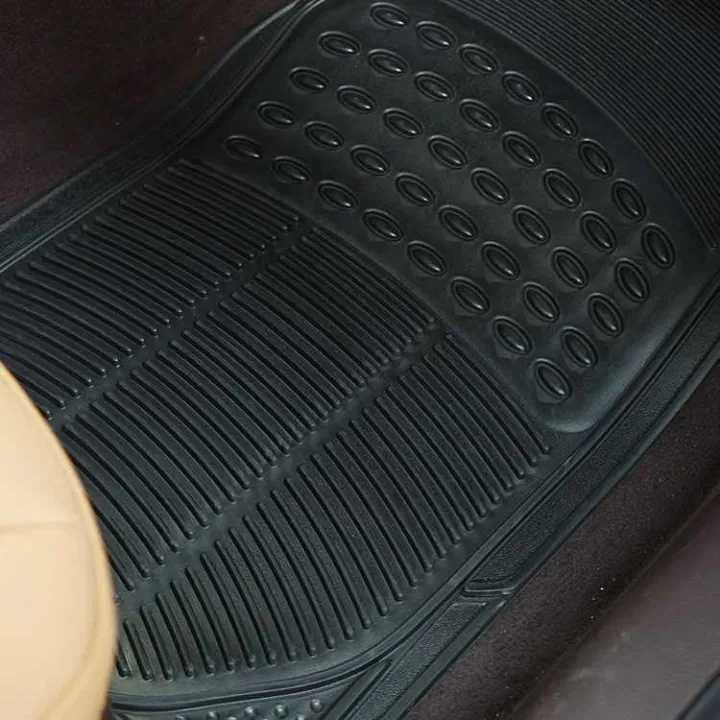 KIA PICANTO Rubber Car Mat 4pcs/set, Black Custom PVC Rubber Floor Mats Carpet