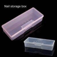 1Pcs Display Boxes Organizer Boxes Buffer Grinding Files Plastic Transparent Nail Art Equipment Storage Box Nail Manicure Tools Tool Storage Shelving