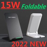 15W Wireless Charger Stand Pad for iPhone 14 13 12 11 Pro Max X Samsung Xiaomi Qi Chargers Induction Fast Charging Dock Station