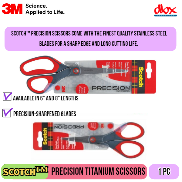 Scotch Precision Titanium Scissors Lazada