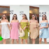 SALLY DRESS | มินิเดรสผ้าลินินสไตล์สาวหวาน