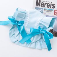 Small Flying Sleeve Bow Dress Vest Dog Clothes Princess Skirt Dogs Clothing Pet Outfits Cute Summer Yorkies Blue Girl Mascotas Clothing Shoes Accessor