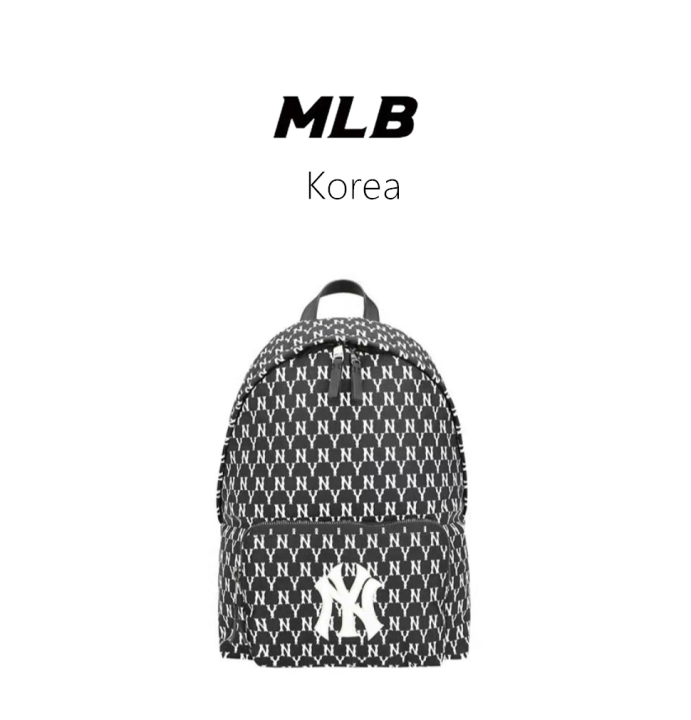 MLB KOREA] MLB （Original）MLB Retro Large Backpack NY Full Label