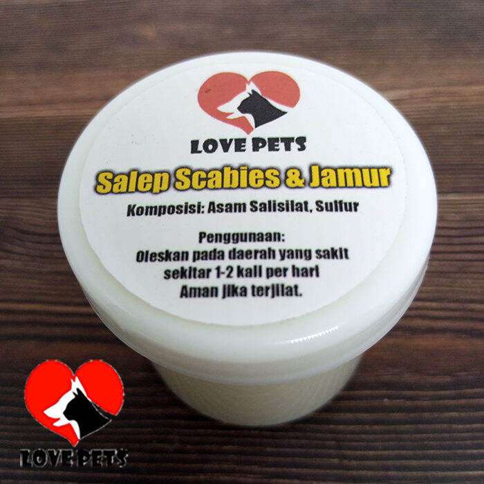 Salep Anti Scabies dan Jamur Kucing Anjing Musang Kelinci 30 gr ...