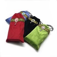 【YF】❈☞◎  Cards Storage With Gem Drawstring Witch Divination Accessories Jewelry L750