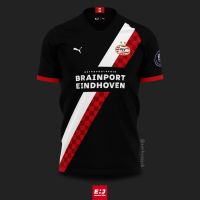 New Design PSV Eindhoven Jersey Home Away Third Concept Kit Men Women Football Jersi Short Sleeve Soccer T-shirt All Size Ready Stock