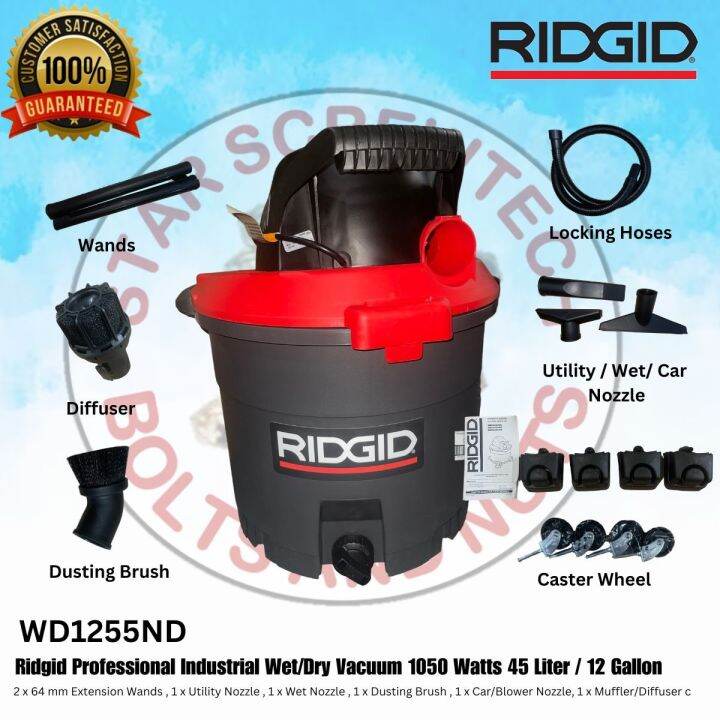 Rigid Shop Vac - 12 Gal., Industrial