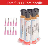 1-5Pcs 10cc 10Pcs Flux Solder Paste Grease Pin Rma223 Rma-223สำหรับชิป Led Bga Smd Pga Pcb Diy เครื่องมือบำรุงรักษา