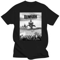 DUNKIRK เสื้อยืดคอกลมพิมพ์ลายโปสเตอร์ Bluray 4K,เสื้อยืดคอกลมแขนลำลองขาสั้นตราใหญ่ขนาดกลางเสื้อแฟชั่นพิมพ์ลายเสื้อคอกลมเสื้อคอกลม100% คอกลมเสื้อทีเชิ๊ตตลก