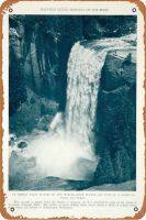 ป้ายดีบุกวินเทจพิมพ์ลาย1933อุทยานแห่งชาติโยเซมิ Vernal Falls ภาพประวัติศาสตร์ NGMA2เครื่องตกแต่งฝาผนังย้อนยุคสำหรับประตูบ้านสวนบาร์ร้านอาหารร้านกาแฟสำนักงานผับคลับของขวัญ12X8นิ้วป้ายดีบุกแผ่นป้ายโลหะ